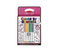 Melissa & Doug On the Go Color by Numbers Kids' Design Board - Unicorns, Ballet, Kittens, and More - Party Favors, Stocking Stuffers, Travel Toys, Coloring Books For Kids Ages 5+