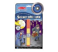 Melissa & Doug On the Go Spy Mystery Secret Decoder Book With Decoder Wheel and Magic-Reveal Pen