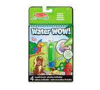 Melissa & Doug Water WOW! Animals Magic Painting Books with Water Pens | Water Colouring Books for Children Age 3 4 5 6 7 | Travel Toys for Toddlers on Plane Activities for Kids Travel Activity Packs
