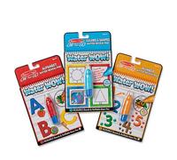 Melissa & Doug On the Go Water Wow! Reusable Water-Reveal Activity Pads,3-pk, Colors, Numbers, Alphabet