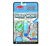 Melissa & Doug Water WOW! Underwater Pathways | Water Reveal Travel Book | Activity Pad | 3+ | Gift for Boy or Girl
