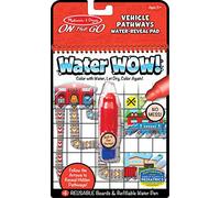 Melissa & Doug Water Vehicle Pathways | Water Reveal Travel Book | Activity Pad | 3+ | Gift for Boy or Girl