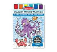Melissa & Doug Paint With Water Activity Book - Ocean (20 Pages)