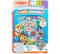 Melissa & Doug PAW Patrol Reusable Puffy Stickers Adventure Bay | Activity Pad | Sticker Book | 3+ | Gift for Boy or Girl