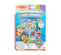 Melissa & Doug PAW Patrol Restickable Puffy Stickers - Adventure Bay (31 Reusable Stickers)
