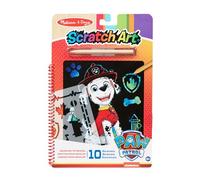 Melissa & Doug Scratch Art Pad - PAW Patrol Marshall Colour Reveal Travel Activity Pad 33261