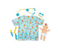 Melissa & Doug Pediatric Nurse Role Play Costume Set (8 pcs) - Include