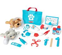 Melissa & Doug Examine & Treat Pet Vet Play Set One Colour