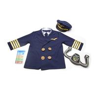 Melissa & Doug Pilot Role Play Costume Set (Dress-Up Pretend Play, 6 Pieces)