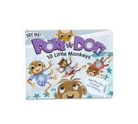 Melissa & Doug -Poke-A-Dot-10 Little Monkeys Notebook and Colouring Books (41345)