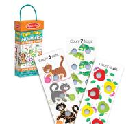 Melissa & Doug Poke-A-Dot Jumbo Number Learning Cards | 13 Double-Sided Flash Cards, Popping Buttons, Counting & Color Matching Sensory Play, Toddler Learning Toys for Kids, Ages 1+