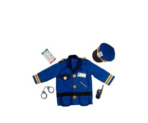 Melissa & Doug Police Officer Costume Role Play Set One Colour