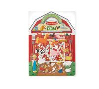 Melissa & Doug Puffy Sticker Play Set - On the Farm - 52 Reusable Stickers 2 Fold-Out Scenes - FSC Certified