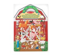 Melissa & Doug Reusable Puffy Stickers - Farm Activity Pad Sticker Pads 3+ Gift for Boy or Girl