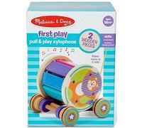 Melissa & Doug Pull & Play Xylophone New Baby Toddler Wooden Music Xmas Toy 18m+