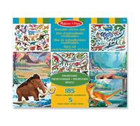 Melissa & Doug Reusable Puffy Stickers-Dinosaurs | Activity Books | 3+ | Gift for Boy or Girl
