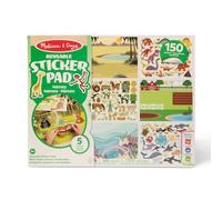 Melissa & Doug Reusable Sticker Books for 3+ Year Olds, Habitats & Nature Sticker Book, Plane Activities For Toddlers, Kids Travel Activity Packs, Childrens Books Age 3-4 Years