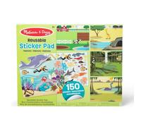 Melissa & Doug Reusable Sticker Books for 3+ Year Olds, Habitats & Nature Sticker Book, Plane Activities For Toddlers, Kids Travel Activity Packs, Childrens Books Age 3-4 Years