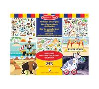 Melissa & Doug Reusable Sticker Book - Adventure | Activity Pad | Sticker Pad | 3+ | Gift for Boy or Girl