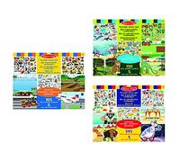 Melissa & Doug Reusable Sticker Pad Bundle - 3 Activity Pads | Gift for Boys 3+