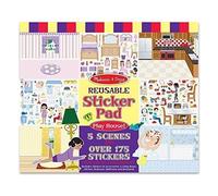 MELISSA & DOUG REUSABLE STICKER PAD PLAY HOUSE (Set of 3)