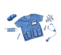 Melissa and Doug Veterinarian Role Play Costume Dress-Up Set (9 pcs)