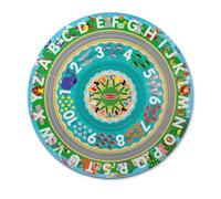 Melissa & Doug Round the Shore Tracks Cardboard Jigsaw Floor Puzzle With Wind-Up Vehicles (48 Pcs) - FSC Certified