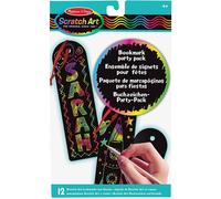 Melissa & Doug Bookmark Scratch Art Party Pack Arts and Crafts Scratch Art 3+ Gift for Boy or Girl