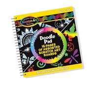 Melissa & Doug Scratch Art Magic Doodle Book | Scratch Art for Kids | Arts & Crafts | Magic Drawing Pad |Christmas Crafts for Kids | 4+ years | Gift for Boy or Girl