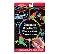 Melissa & Doug Scratch Magic Draw & Learn Dinosaur | Arts & Crafts | Scratch Art | 4+ | Gift for Boy or Girl