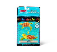 Melissa & Doug Sea Life Color-Reveal Scratch Art Activity Pad