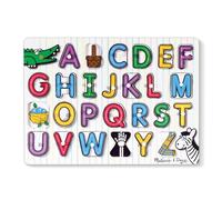 Melissa & Doug See-Inside Alphabet Wooden Peg Puzzle (26 Pieces)