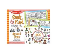 Melissa & Doug Seek and Find Sticker Pad - Around Town
