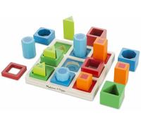 Melissa & Doug SHAPE SEQUENCE SORTING SET Educational Childrens Wooden Toy 3yrs+
