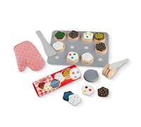 Melissa & Doug Slice and Bake Wooden Cookie Play Food Set