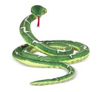 Melissa & Doug Snake, Plush, Soft Toy, Animal, All Ages, Gift for Boy or Girl, Green/Yellow