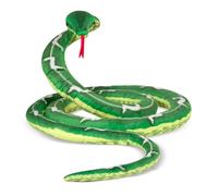 Melissa & Doug Snake, Plush, Soft Toy, Animal, All Ages, Gift for Boy or Girl, Green/Yellow
