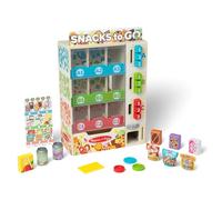 Melissa & Doug Sort, Stock, Select Wooden Vending Machine Play Set, Wooden Toy Play Food For Boys and For Girls 3+, Sandwich Counter