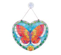Melissa & Doug Stained Glass Butterfly Art Kit| Arts and Crafts for Kids age 5+ | Kids Craft Kits | Kids Activity Window Art Kit | Sticker Art | Mess Free Activity | Gifts for Boys & Girls