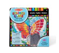 Melissa & Doug Stained Glass Made Easy Activity Kit: Butterfly - 140+ Stickers