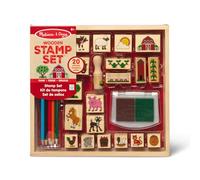 Melissa & Doug 18592 Stamp A Scene Farm, Arts and Crafts, Stamp Sets and Stencils, 4+, Gift for Boy or Girl, Multicolor, One Size