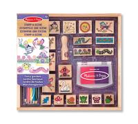 Melissa & Doug - Stamp-a-scene-Märchengarten, Kunsthandwerk, Stempelsets und -sc