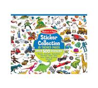 Melissa & Doug Sticker Collection Book: Dinosaurs, Vehicles, Space, and More - 500+ Stickers (Pack of 1)