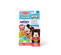 Melissa & Doug Sticker Wow 24-Page Activity Pad and Sticker Stamper, 300 Stickers, Arts and Crafts Fidget Toy Collectible Character - Disney Mickey Mouse