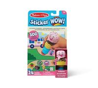 Melissa & Doug Sticker WOW! 24-Page Activity Pad and Sticker Stamper, 300 Stickers, Arts and Crafts Fidget Toy Collectible Character - Ice Cream