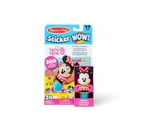 Melissa & Doug Sticker Wow 24-Page Activity Pad and Sticker Stamper, 300 Stickers, Arts and Crafts Fidget Toy Collectible Character - Disney Minnie Mouse