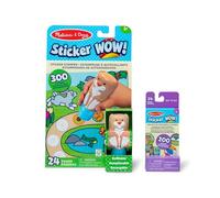 Melissa & Doug Sticker Wow! Bunny Bundle (Stamper w Book + Affirmations Refill Pack)