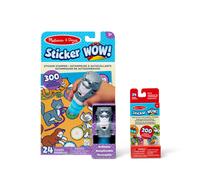 Melissa & Doug Sticker Wow! Cat Bundle: 24-Page Activity Pad Sticker Stamper Mini Activity Pad 500 Stickers Arts and Crafts Fidget Toy Collectible