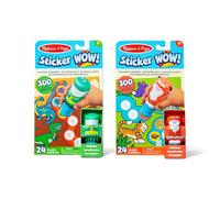 Melissa & Doug Sticker WOW!™ Dinosaur and Tiger Bundle: 2 Activity Pads, 2 Sticker Stampers, 600 Stickers