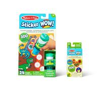 Melissa & Doug Sticker WOW Dinosaur Bundle: Sticker Stamper, 24-Page Activity Pad, 600 Total Stickers, Arts and Crafts Fidget Toy Collectible Character, Dino - Olive